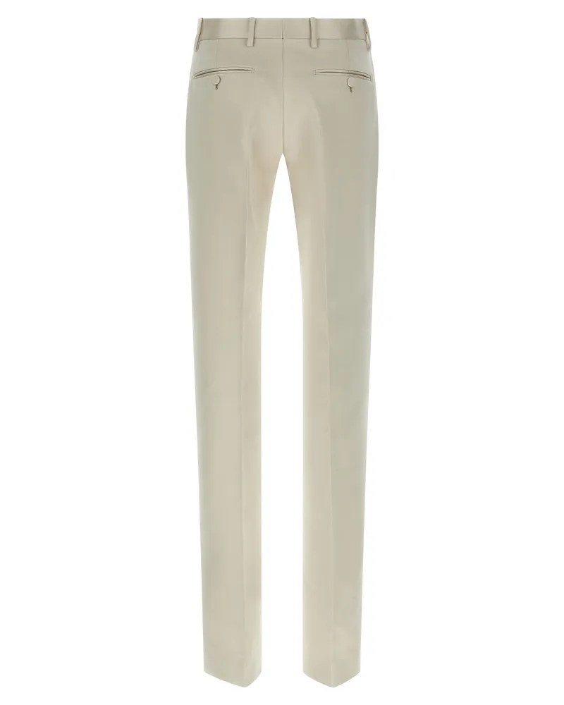 Tom Ford Women's Beige Cotton Dress Pants Beige