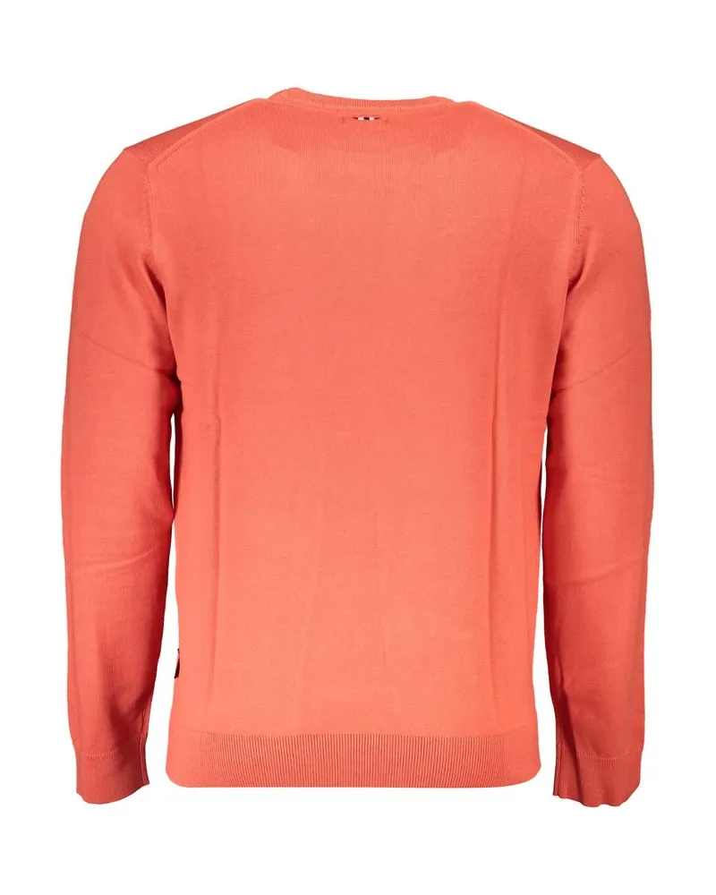 Napapijri Crew Neck Cotton Sweater — Red Red