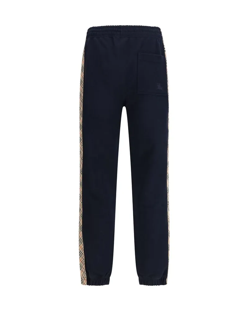 Burberry Men's Blue Cotton Joggers (workout Pants Navy