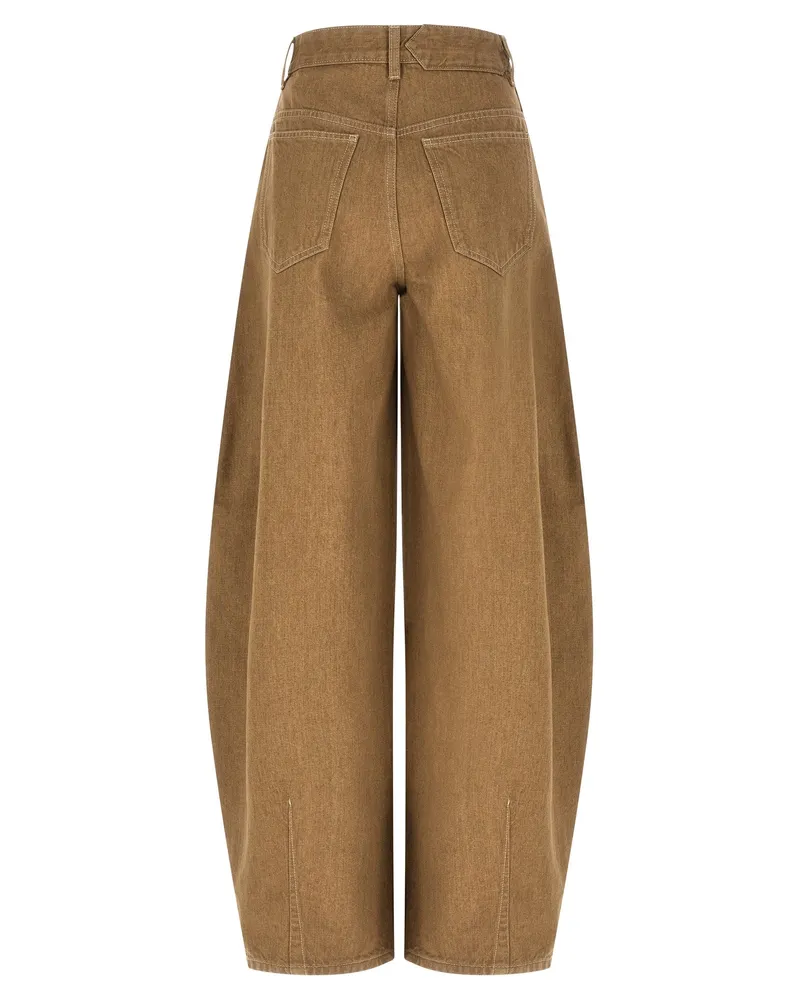 Jacquemus Women's Beige Cotton Jeans Denim Clothing Beige