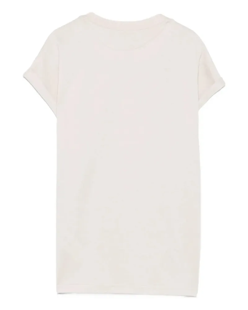 Eleventy Women's Short-Sleeve Cotton T-Shirt Aw25 W Cream