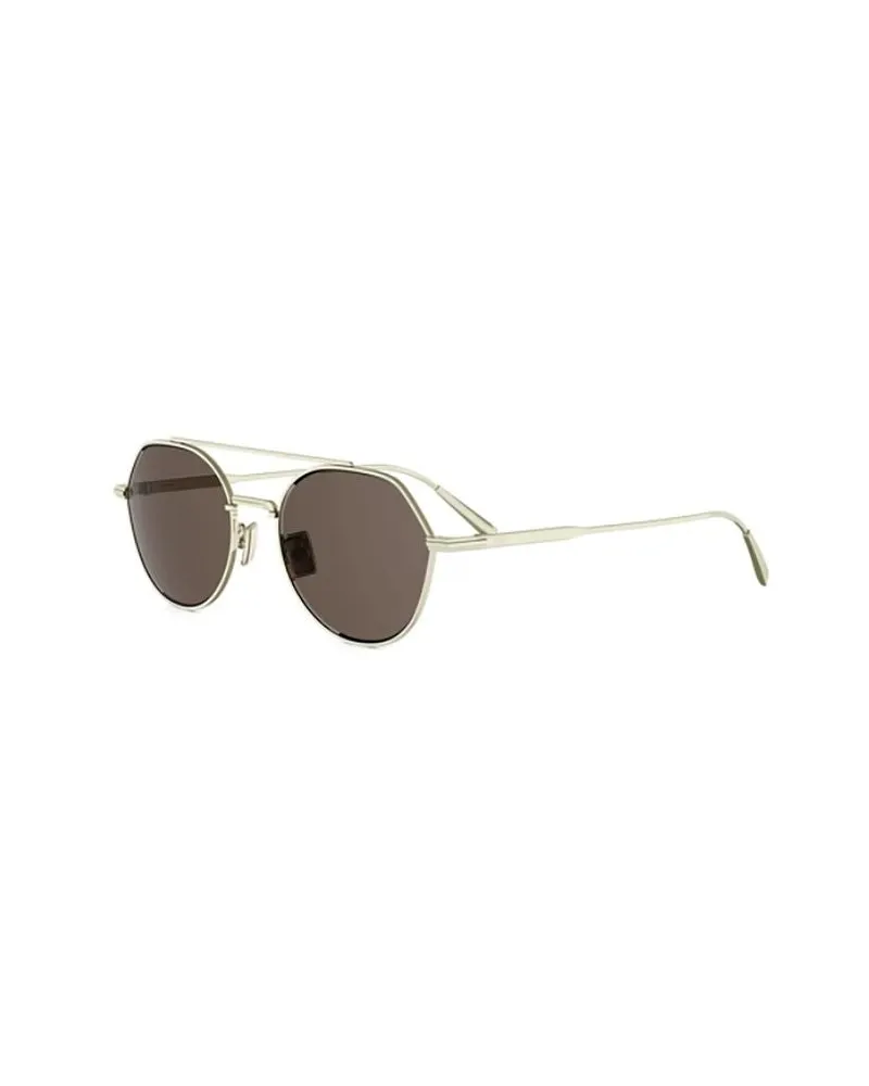 Dior Unisex Sunglasses Gold Metal Gold