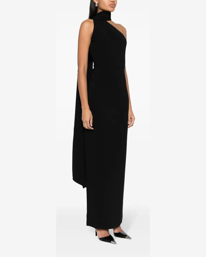 Solace London Demi Maxi Dress — Black Black