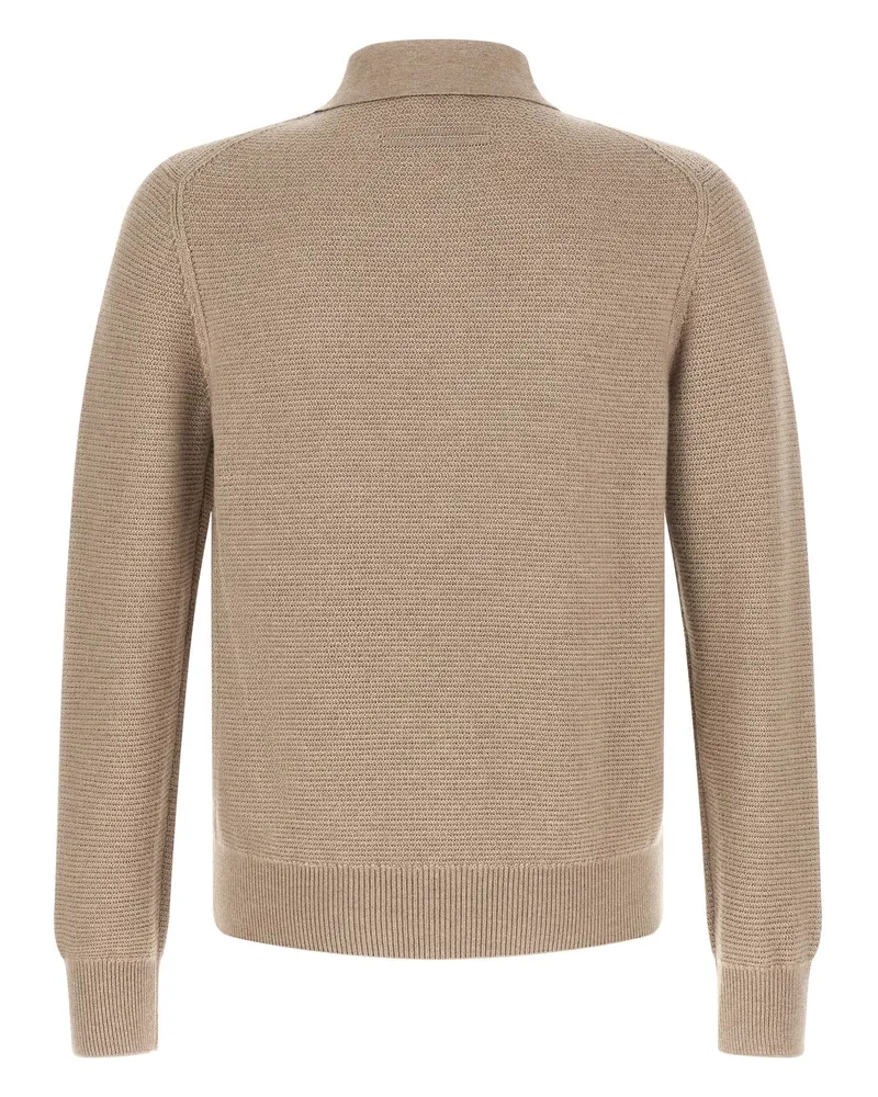 Ermenegildo Zegna Oasi Polo Shirt — Beige Beige