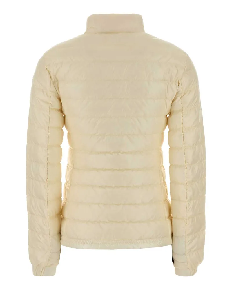 Moncler Women's Ivory Nylon Walibi Down Jacket 04a Piumini Ivory