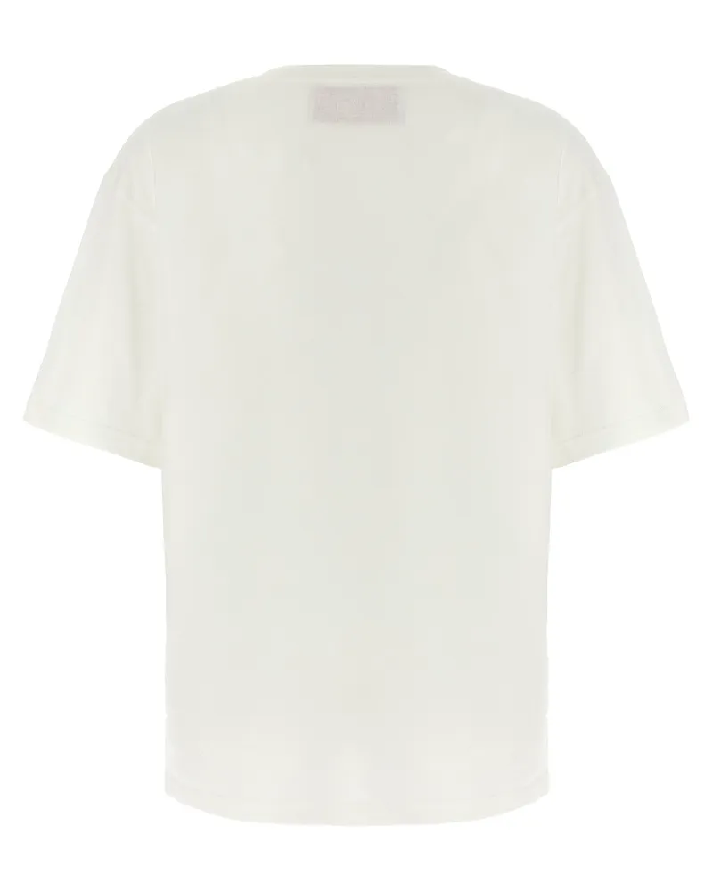 Valentino Garavani Women's Bicolor Cotton T-Shirt White
