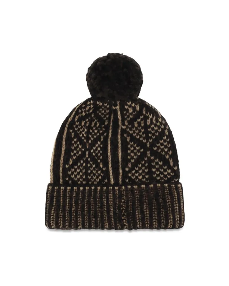 Moncler MOL20973B00005N1046P92BB Beanie — Brown Brown