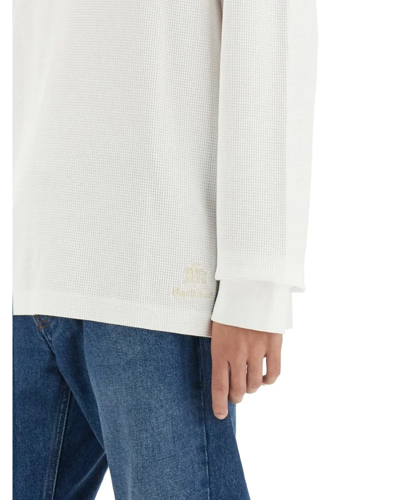 Baracuta Henley T-shirt — White White