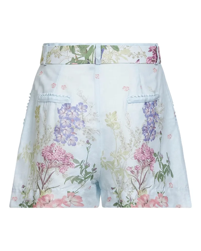 Charo Ruiz Women's Shorts Pansy Light Blue Cotton Blue