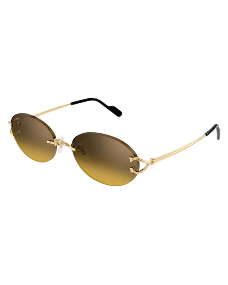 Cartier CT0551S009 Sunglasses — Gold Gold
