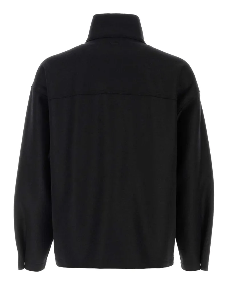 Herno Virgin Wool Sweater — Black Black