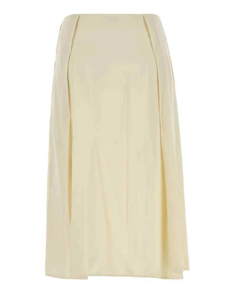 Jil Sander Women's Skirt 151 Cornsilk Gonne Beige