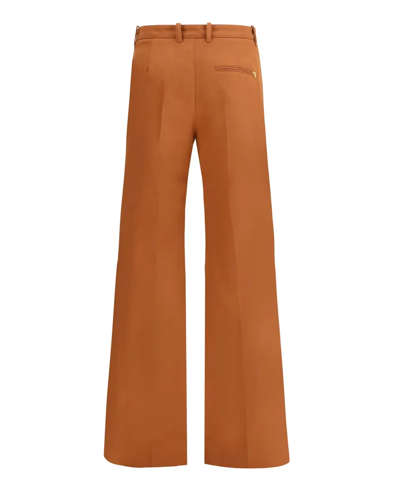 Chloé Women's Flare Denim Jeans Nougat Cotton Brown