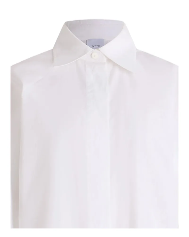 Patou Puff Sleeve Blouse — White White