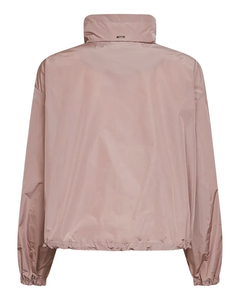 Herno Women's Taffeta Jacket Powder Pink Polyester Bomber Pink