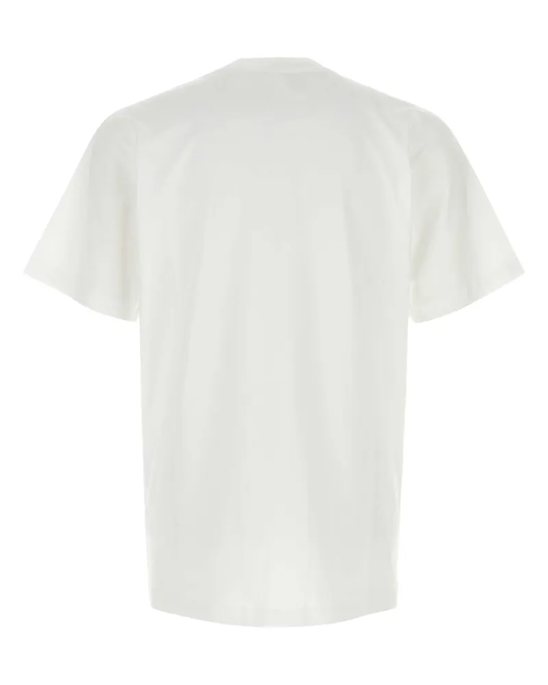Moschino Men's White Cotton T-Shirt Fantasiabianco Exterior Exterior: T-shirts And Polos White