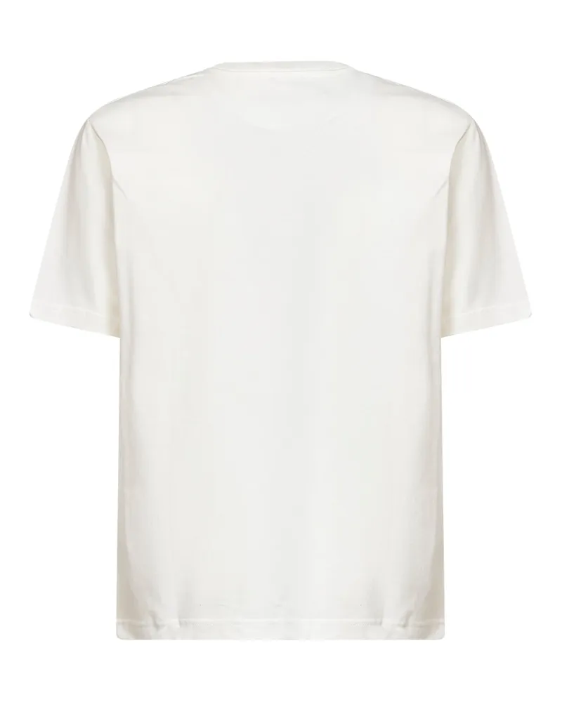Etro Embroidered Logo T-Shirt — Beige Beige