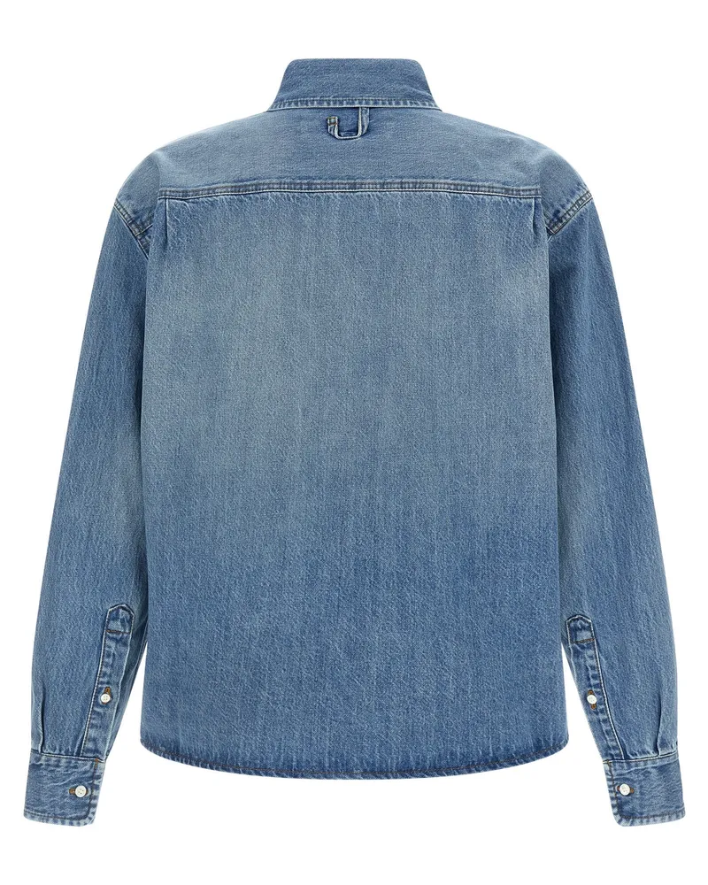 Jacquemus Men's Blue Cotton Blouse Blue