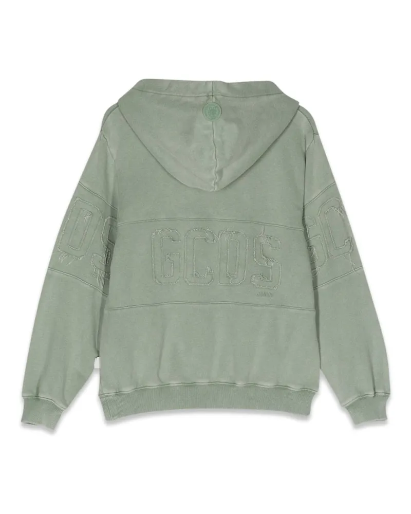 GCDS Cotton Hoodie — Green Green