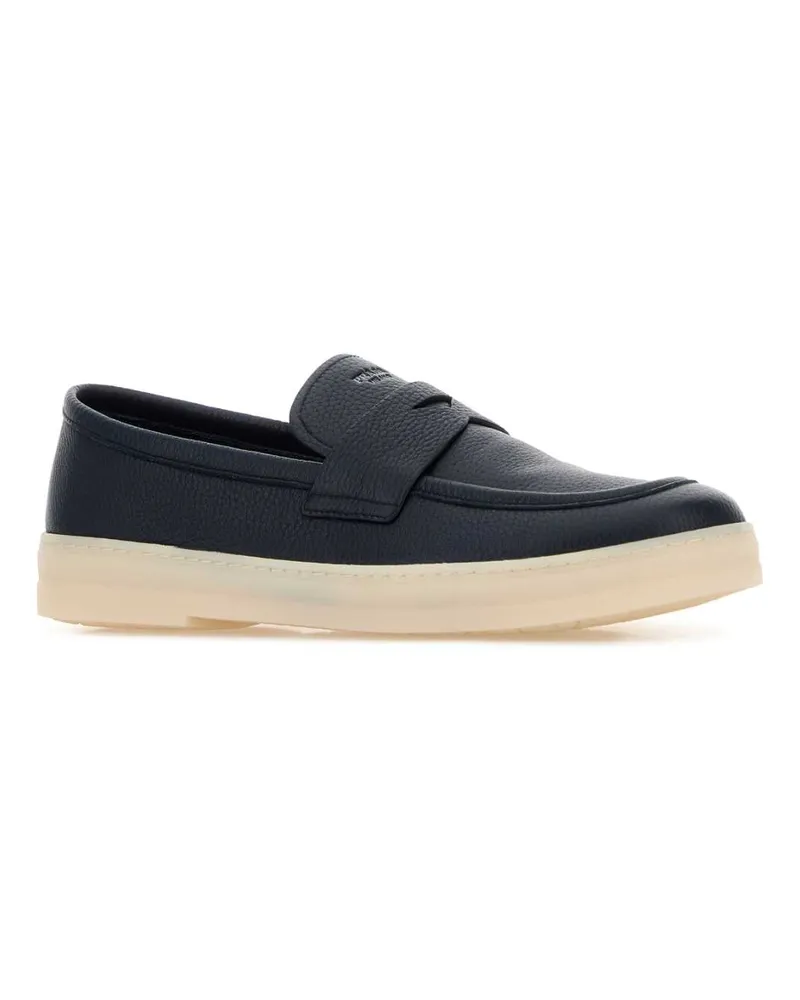 Prada Leggero Loafers — Navy Navy