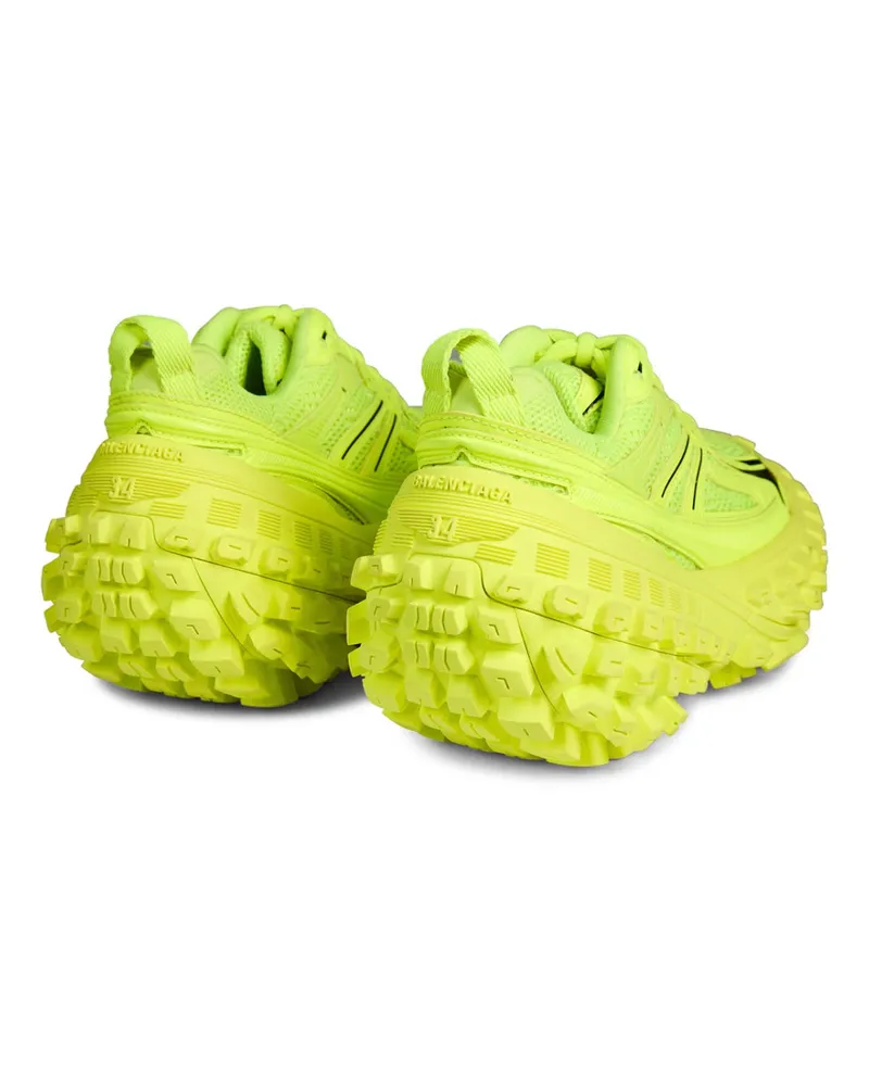 Balenciaga Women's Defender Bouncer Sneakers Yellow Shoes Yellow
