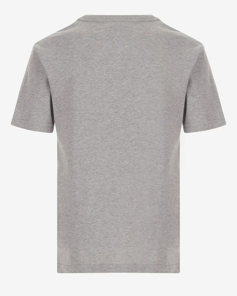 Ralph Lauren Logo-Embroidered T-Shirt — Gray Gray
