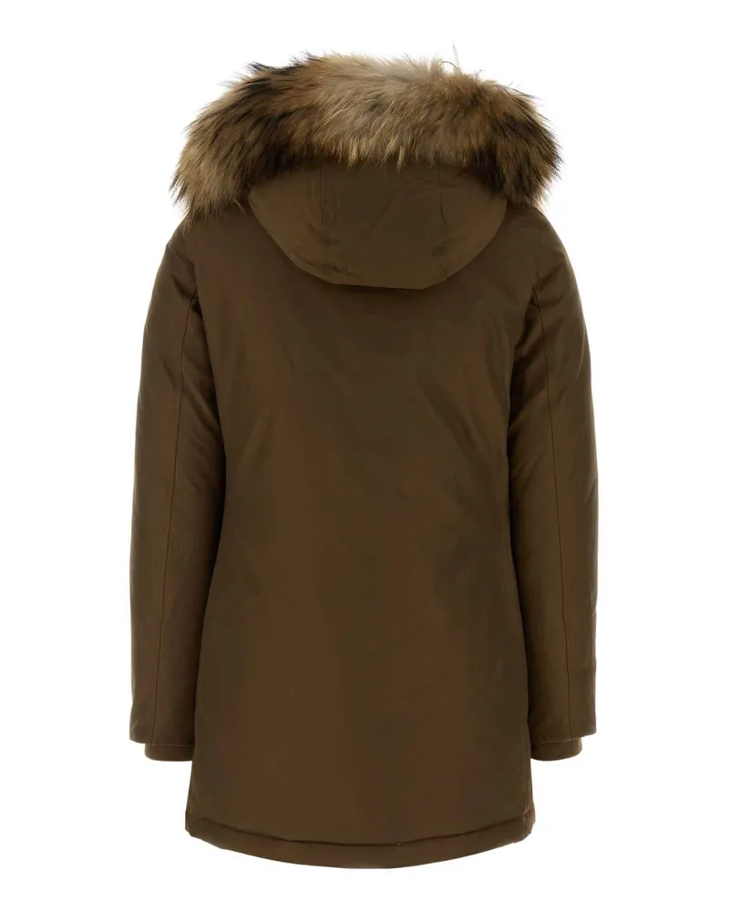Woolrich Detachable Down Jacket — Brown Brown
