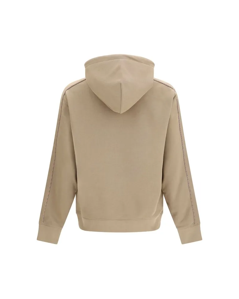 Burberry Men's Bicolor Cotton Sweatshirt Clothing Beige