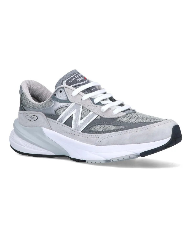 New Balance Men's Sneakers Grey Tessuto Gray