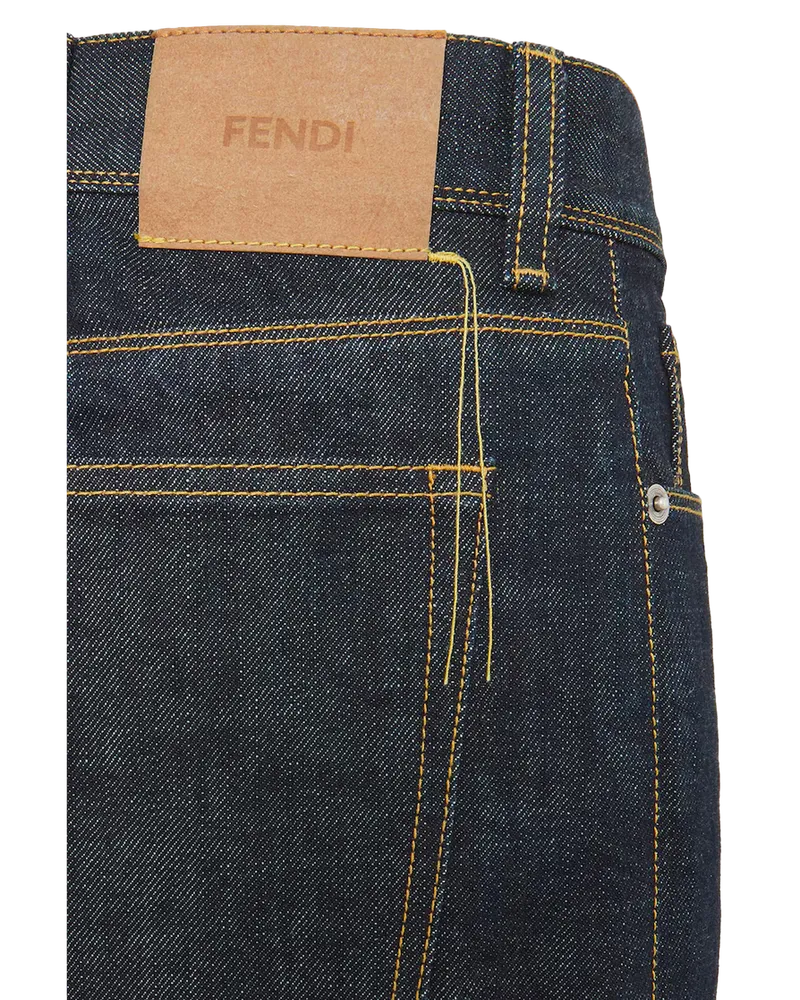 Fendi Long Jeans — Navy Navy