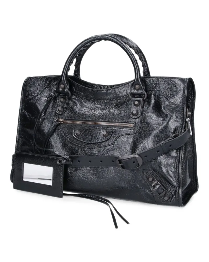 Balenciaga Le City Shoulder Bag — Black Black