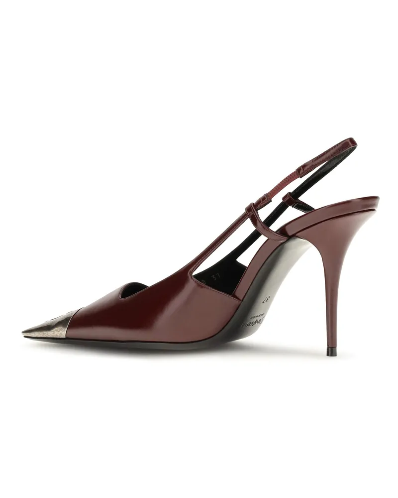 Saint Laurent Women's Jeanne Smooth Leather Pumps Vintage Bordeaux-Vin Bordeaux/vin High Heel Shoes Vintage