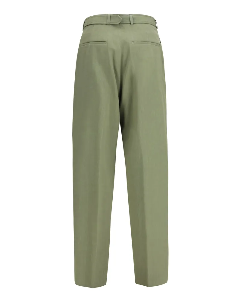 Dries van Noten Preaches Trousers — Green Green