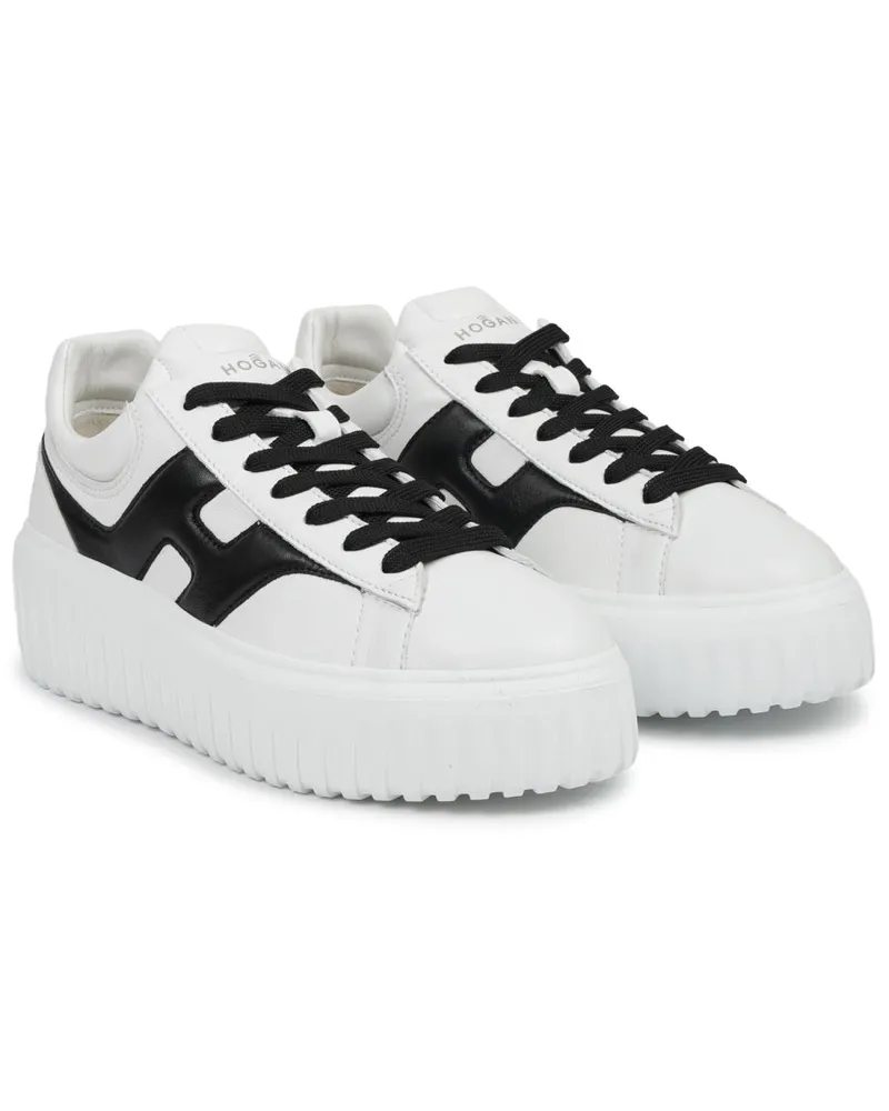 Hogan Women's Sneakers H-Stripes Multicolour Mutton Trainers 