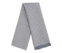 Women's Gray Wool Scarf