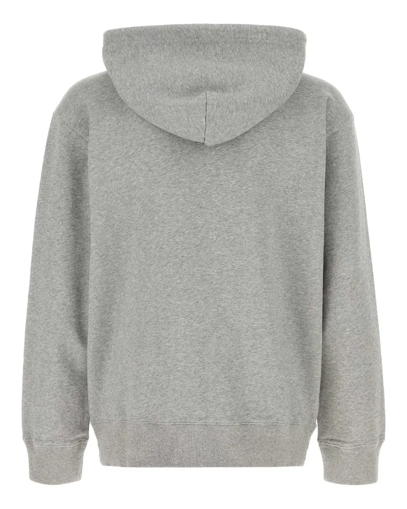 Maison Margiela Men's Jacket Sweatshirt Gray Cotton Sweater Gray