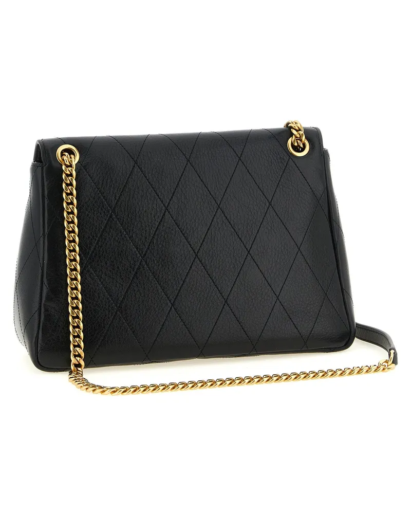 Tory Burch Charlie Shoulder Bag — Black Black