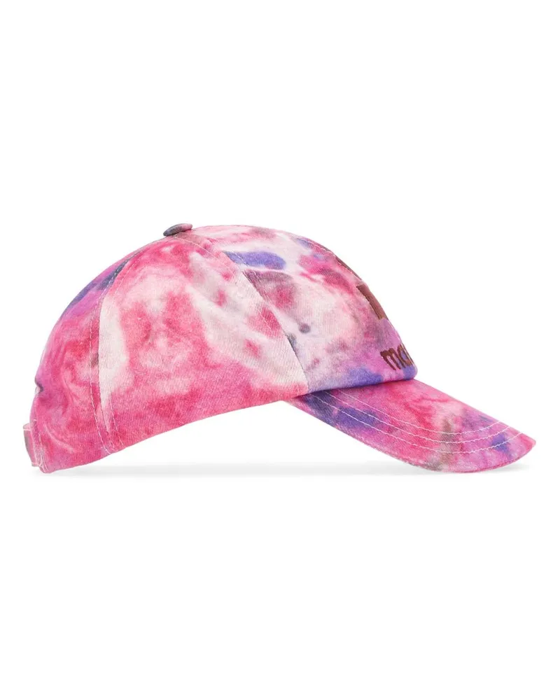 Isabel Marant Women's Printed Cotton Tyron Baseball Cap Pink Cappelli E Fasce Per Capelli Hat Pink