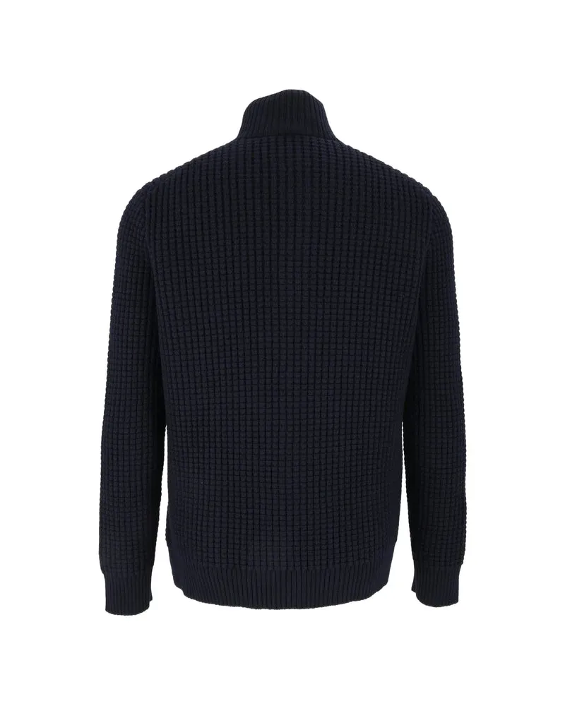 Fay Virgin Wool Blend Sweater — Blue Blue
