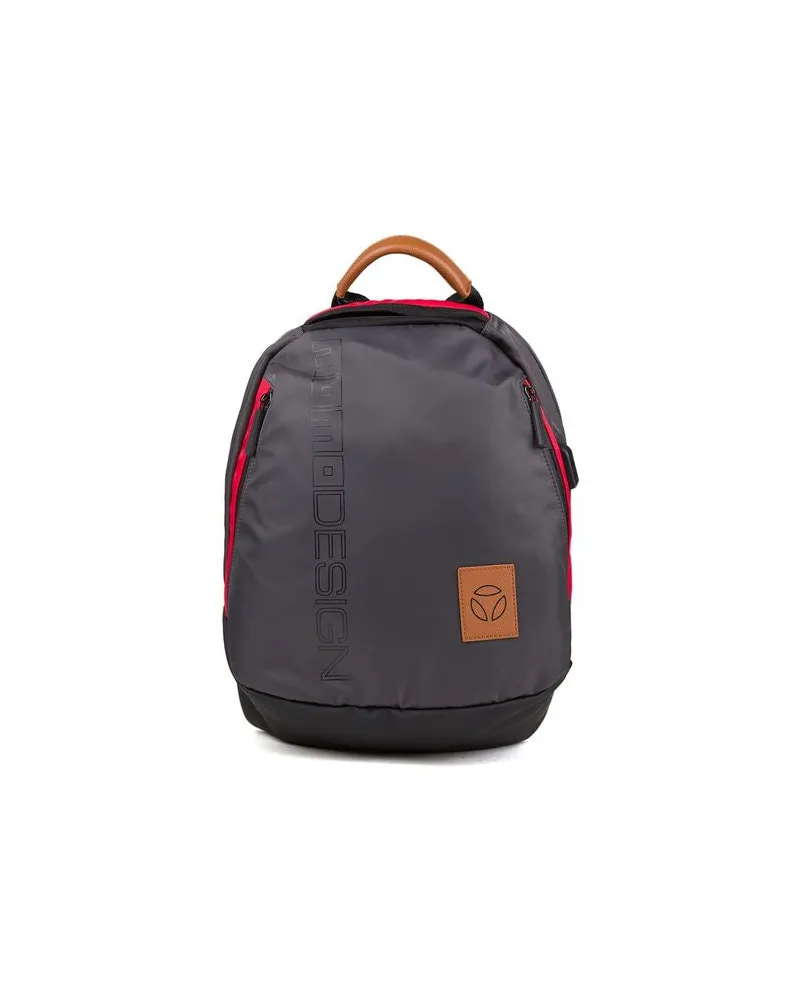 MOMO DESIGN Men's Backpack Titanium Nylon Gray