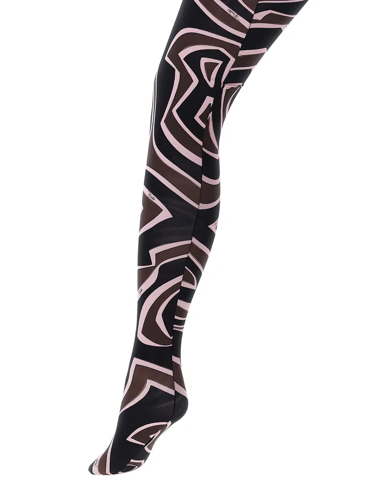 Emilio Pucci Labirinto Leggings — Black Black