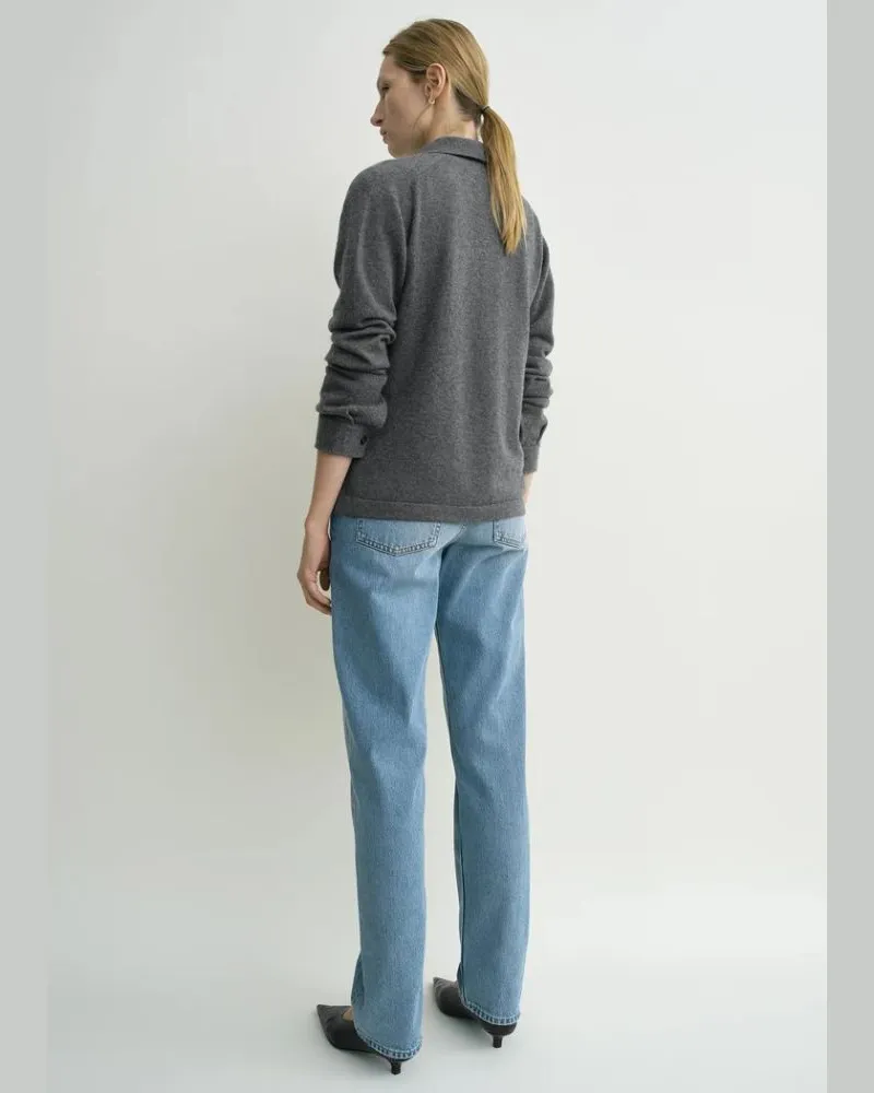 Totême Wool Gilet — Grey Grey