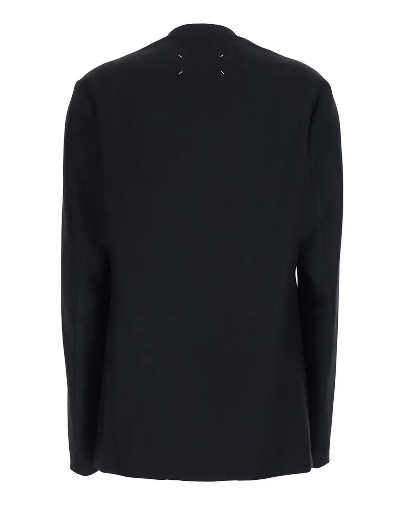 Maison Margiela Virgin Wool Blazer — Black Black