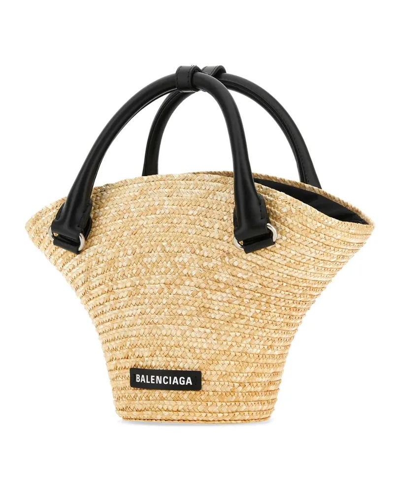 Balenciaga BORSA Bucket Bag — Beige Beige