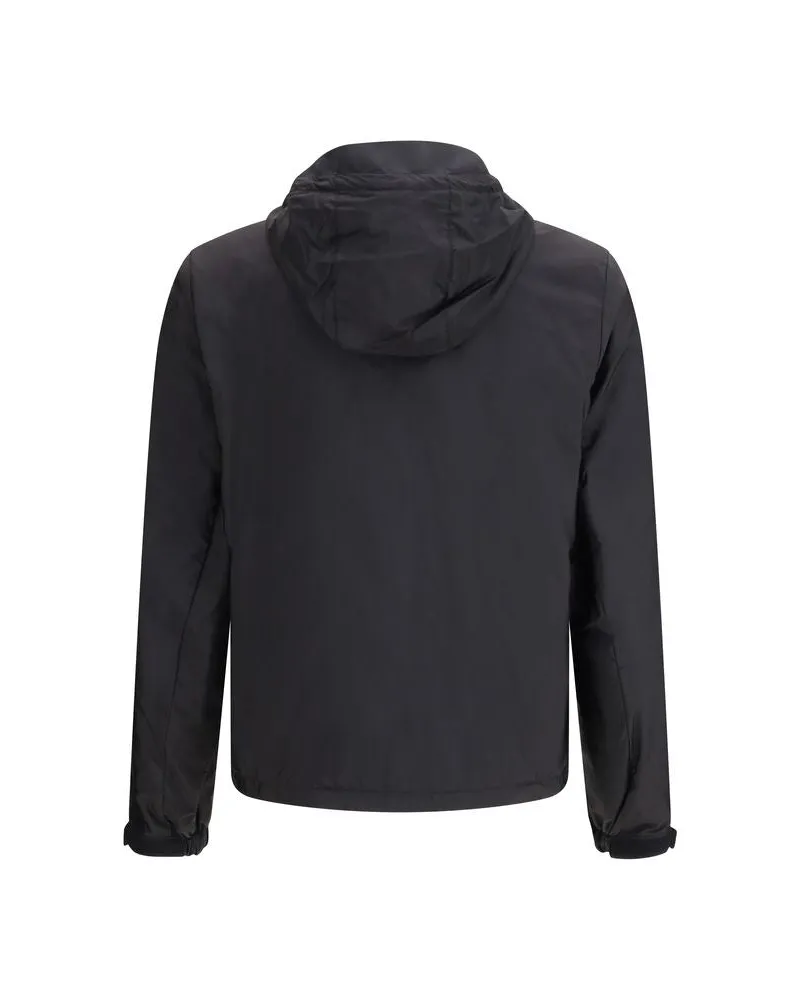Prada Men's Black Recycled Polyamide Clothing Black