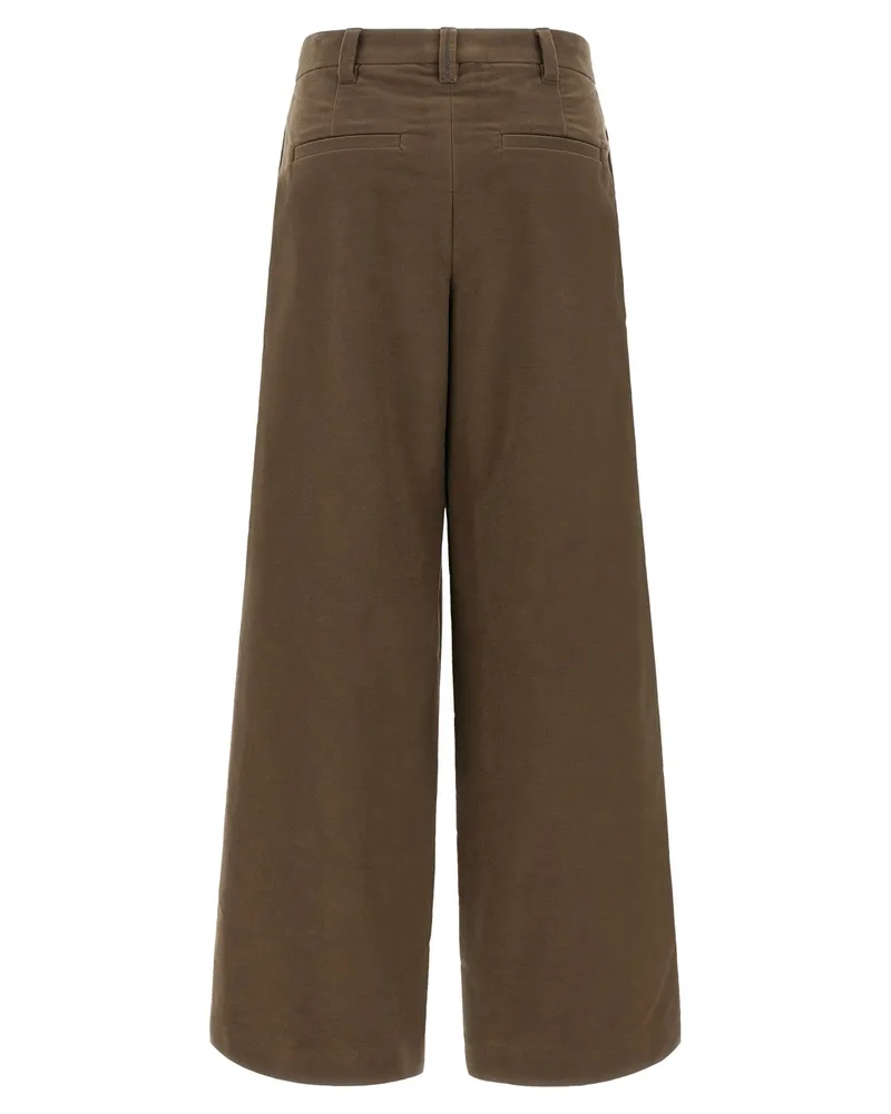 Brunello Cucinelli Trousers — Brown Brown