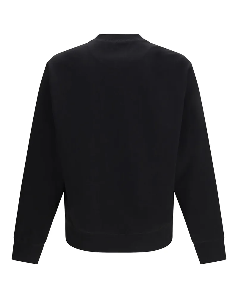 Prada Men Sweatshirt Stretch Jersey Black Viscose Knitwear Sweater Black