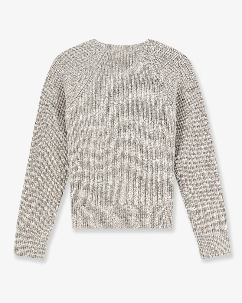 ASPESI Women's Crewneck Sweater Virgin Wool Grey Gray