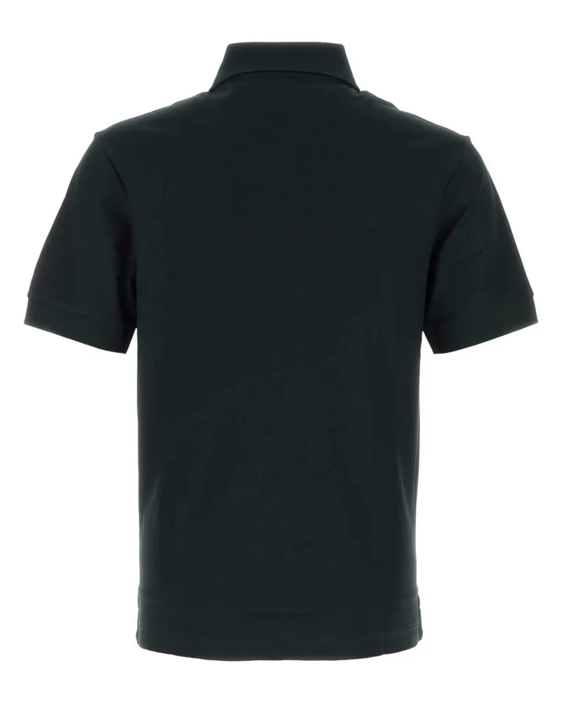Burberry Men's Black Piquet Polo Shirt Cotton Black