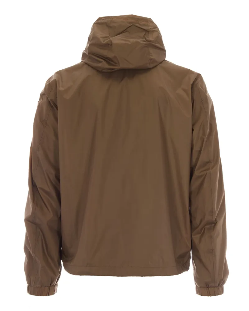 Blauer Men's Windbreaker Carruth Hazelnut Polyamide Cotton Jacket Brown